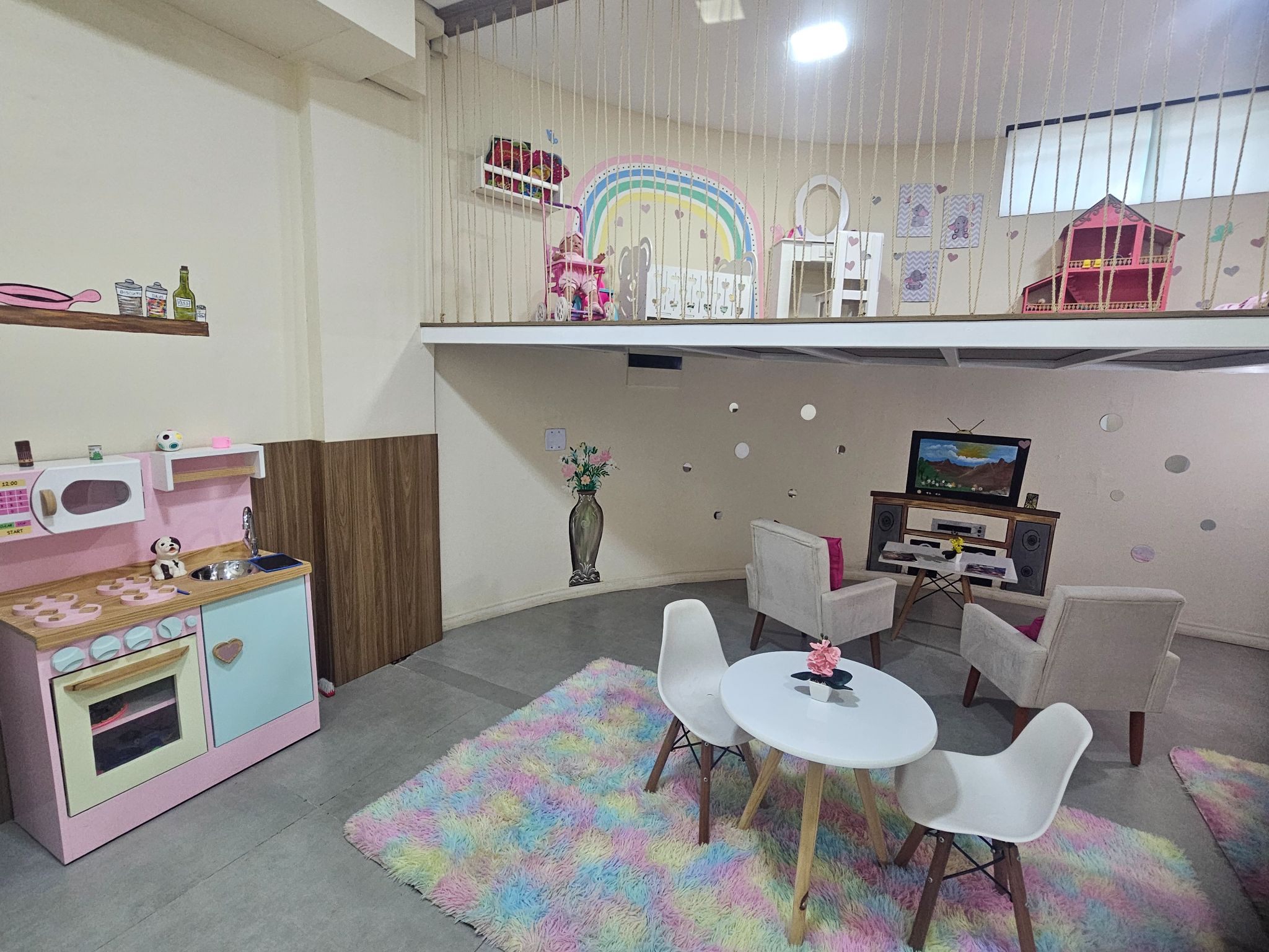 Sala lúdica para atendimento infantojuvenil